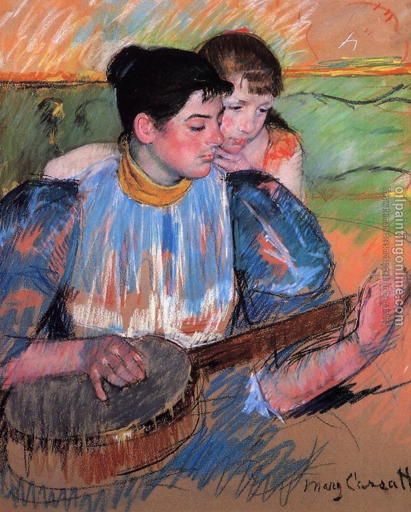Cassatt, Mary - The Banjo Lesson